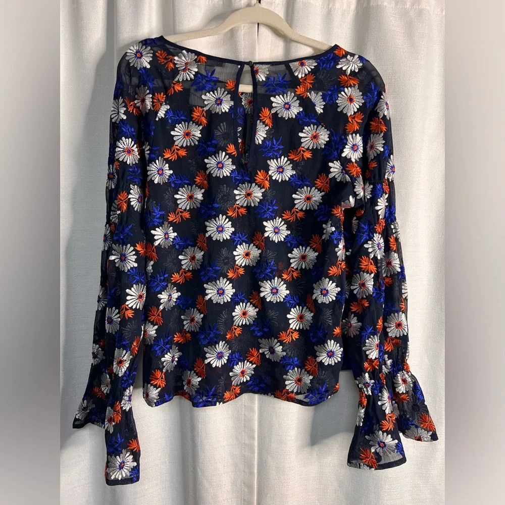 Anthropologie x Ella Moss Daisy Embroidered Top - Picture 4 of 8